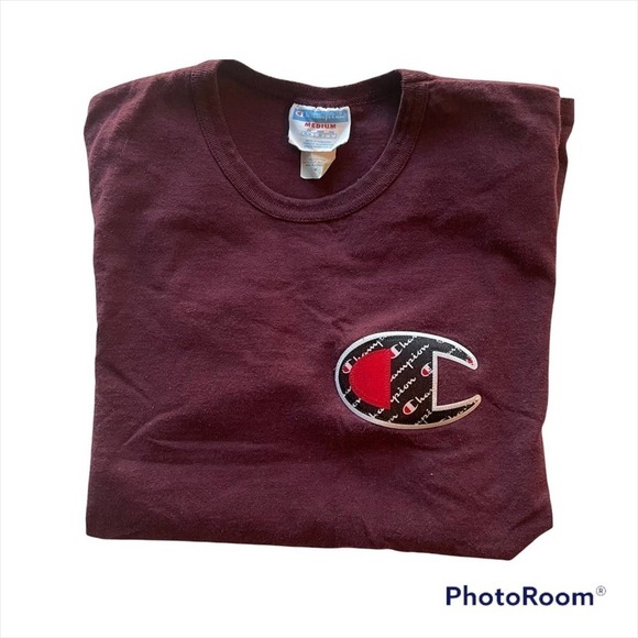 Champion Heritage Big Logo Vintage T-Shirt Medium - Picture 9 of 10